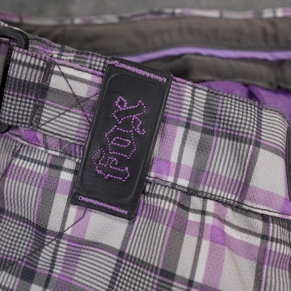 Fox Racing Dakota Snow Pants Girl 9/10 Adjustable Girl MotoX Ski Hip Pads Racing - Picture 8 of 15